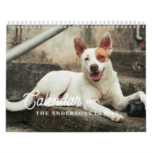 Personalisierter lustiger Haustier-Hund-Foto-Kalen Kalender
