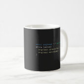 Personalisierter lustiger JavaScript-Programmierer Kaffeetasse (VorderseiteRechts)