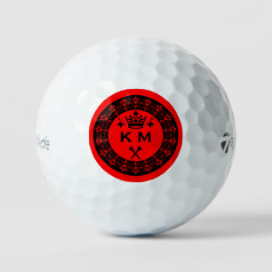 Personalisierter lustiger königlicher Golfball