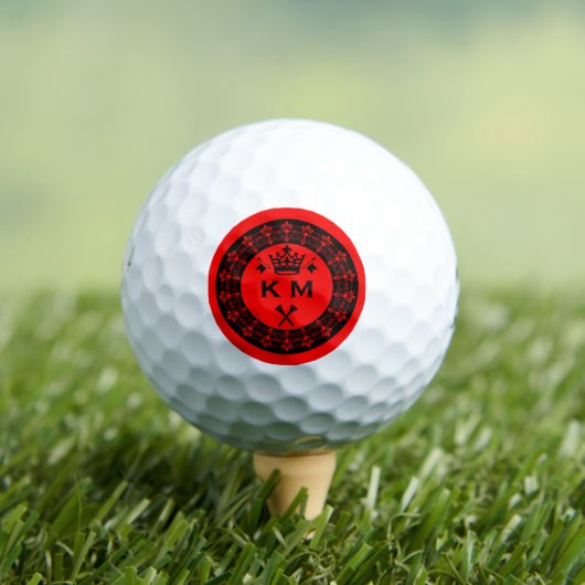 Personalisierter lustiger königlicher Golfball (Insitu T-Shirt)