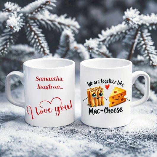 Personalisierter lustiger Lebensmittelbecher Ich l Kaffeetasse