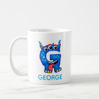 Personalisierter lustiger Monster-Becher für Kinde Kaffeetasse