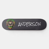Personalisierter, lustiger niedlicher Schluck Skateboard (Horizontal)