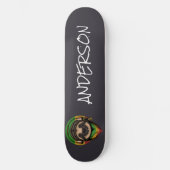 Personalisierter, lustiger niedlicher Schluck Skateboard (Vorderseite)