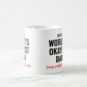 Personalisierter lustiger Papa-Spruch Kaffeetasse (Mittel)