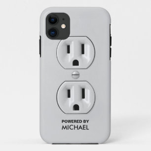 Personalisierter lustiger Power-Ausgang Case-Mate iPhone Hülle