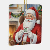 Personalisierter lustiger Santa Bring mir einen Jo Keramikornament (Rechts)