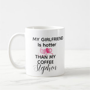 Personalisierter lustiger Valentinstag 2026 Liebes Kaffeetasse