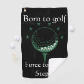 Personalisierter lustiger Vatertag Golfhandtuch (Insitu)