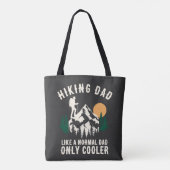 Personalisierter lustiger Wandervater-Kühler Tasche (Rückseite)
