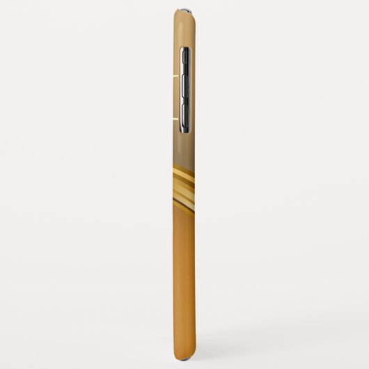 Personalisierter Luxus Blick modern Golden Case-Mate iPhone Hülle (Hinten/Links)