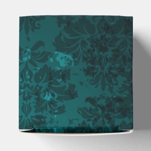 Personalisierter Luxus-Damaskus Goldrahmen Geschenkschachtel (Oben)