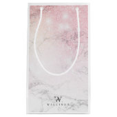 Personalisierter Luxus-Marmor Kleine Geschenktüte (Vorderseite)