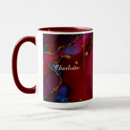 Personalisierter Luxus-Marmor-Muster-Tasse mit eig Tasse
