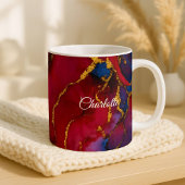 Personalisierter Luxus-Marmor-Muster-Tasse mit ind Kaffeetasse