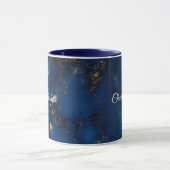Personalisierter Luxus-Marmor-Muster-Tasse mit ind Tasse (Zentrum)