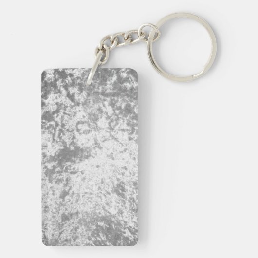 Personalisierter Luxus Samt Geburtstag Schlüsselan Schlüsselanhänger (Rückseite)