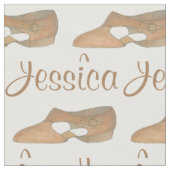 Personalisierter Lyrical Dancer Tan Dance Class Sh Stoff (Nahaufnahme)