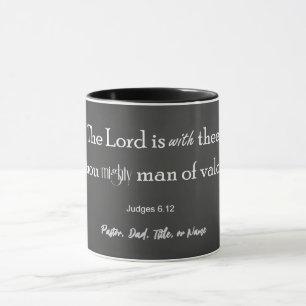 Personalisierter Mächtiger Mann der Valor Bible Ve Tasse