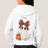 Personalisierter Mädchen-Geist-Pullover Hoodie (Rückseite)