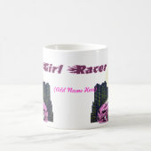 Personalisierter MädchenRacer - Tasse (Mittel)
