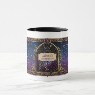Personalisierter magischer Hexen-Geburtstag Tasse