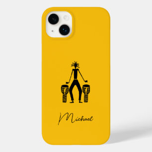 Personalisierter, magischer Silhouette-Drummer Case-Mate iPhone 14 Plus Hülle