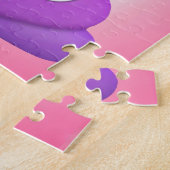 Personalisierter magischer Unicorn kacken Emoji Puzzle (Seite)