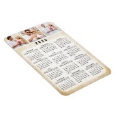 Personalisierter Magnet-Kalender 2019 Foto Magnet (Rechte Seite)