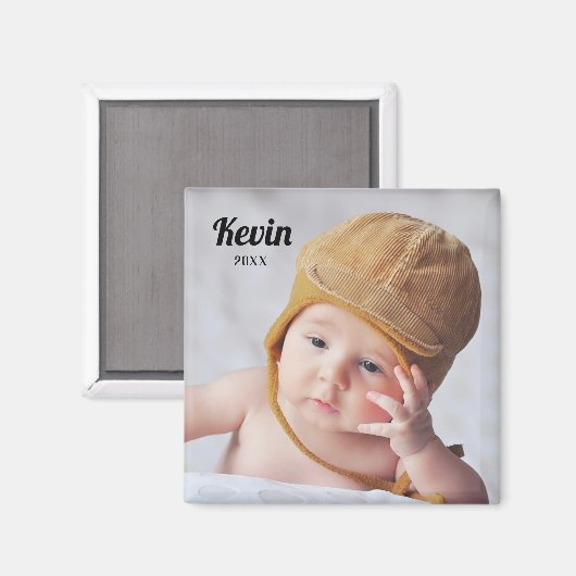 Personalisierter Magnet mit Foto (Vorderseite/Rückseite)