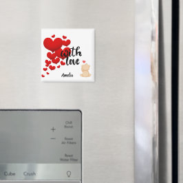 Personalisierter Magnet mit Liebe