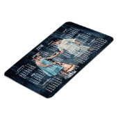 Personalisierter Magnetkalender 2016 4x6 Magnet (Linke Seite)