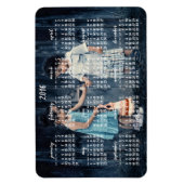 Personalisierter Magnetkalender 2016 4x6 Magnet (Vertikal)