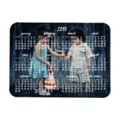 Personalisierter Magnetkalender 2019 3x4 Magnet (Horizontal)