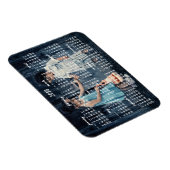 Personalisierter Magnetkalender 2019 3x4 Magnet (Rechte Seite)