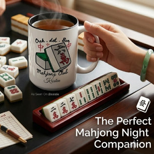 Personalisierter Mahjong Club Zweifarbig Zweifarbige Tasse