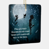 Personalisierter Mai Sie tanzen mit Fairies Irish  Keramikornament (Rechts)
