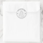 Personalisierter Maine Coon Cattery Aufkleber  (Tasche)