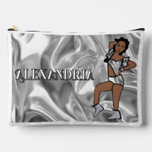 Personalisierter Majorette-Tänzer Liquid Silber #1