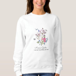 Personalisierter Mama-Garten Sweatshirt