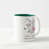 Personalisierter Mama-Garten Zweifarbige Tasse (VorderseiteRechts)