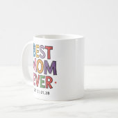 Personalisierter Mama-Kaffeebecher Bestes-Mutter-G Kaffeetasse (Vorderseite Links)