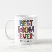 Personalisierter Mama-Kaffeebecher Bestes-Mutter-G Kaffeetasse (Links)