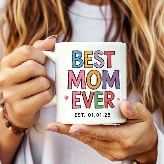 Personalisierter Mama-Kaffeebecher Bestes-Mutter-G Kaffeetasse