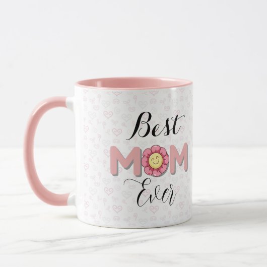 Personalisierter Mama-Kaffeebecher Tasse (Links)