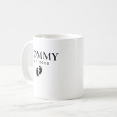 Personalisierter Mami- und Papi-Tassenset-Geburtst Kaffeetasse (Vorderseite Links)
