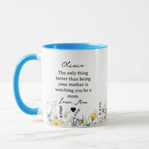 Personalisierter Mamma-Garten   Individuelle Blume Tasse