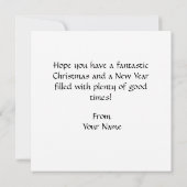 Personalisierter Manager- & Mitarbeiter-Weihnachts (Rückseite)