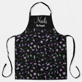 Personalisierter Manikurist Nail Tech Graphics Schürze (Vorderseite)