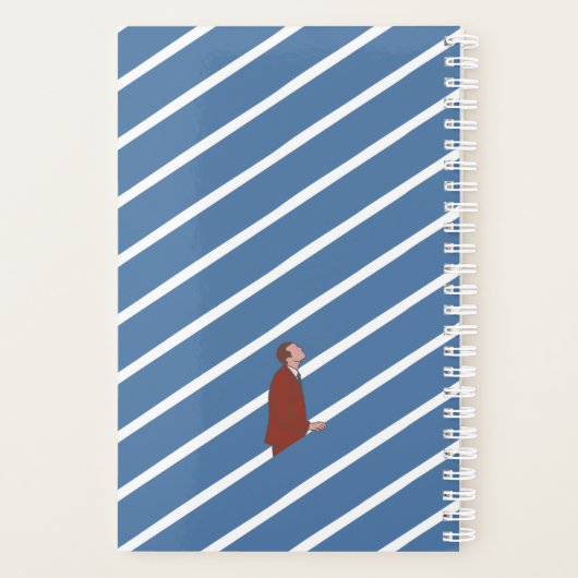 Personalisierter Mann wird Motivierend Geschenk ma Planer (Rückseite)